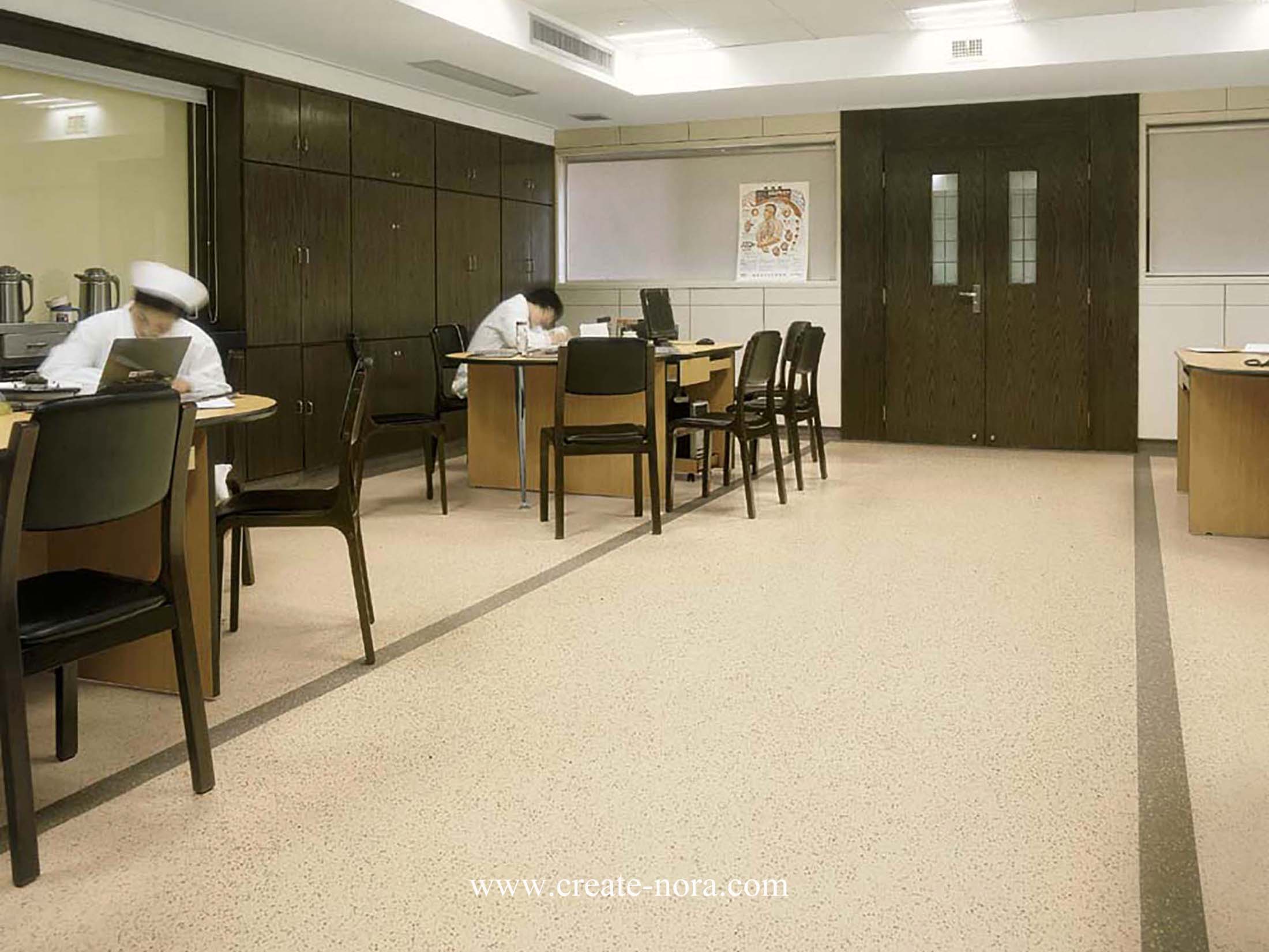 the photo of nora rubber flooring in Zhejiang Provincial Hospital of Traditional Chinese Medicine 3